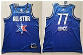Mavericks 77 Luka Doncic Blue 2020 NBA All-Star Jordan Brand Swingman Jersey,baseball caps,new era cap wholesale,wholesale hats